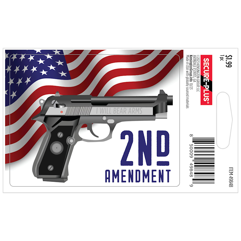 Secure-Plus 2nd Amendment Sticker