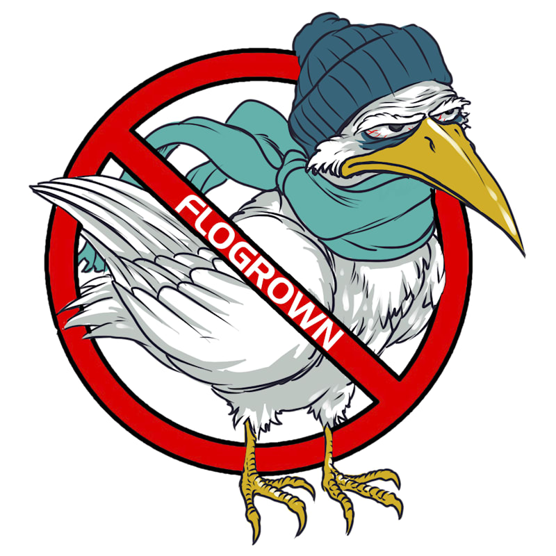 FloGrown Snowbird Vinyl Decal