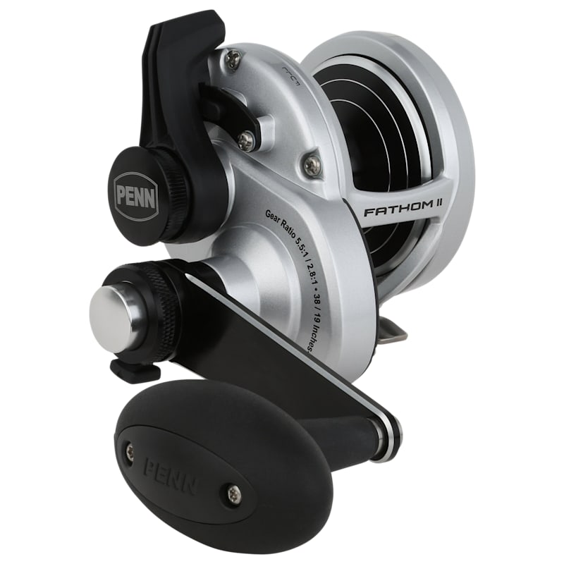 Penn Fathom II Lever-Drag 2-Speed Conventional Reel
