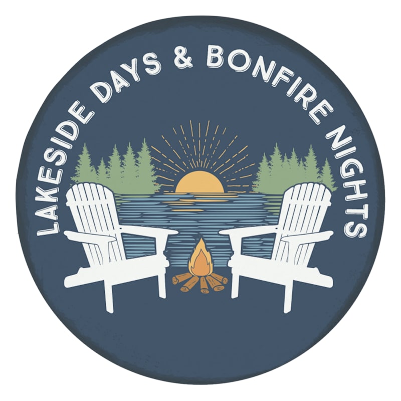 Sincere Surroundings Lakeside Days Chairs Round Magnet