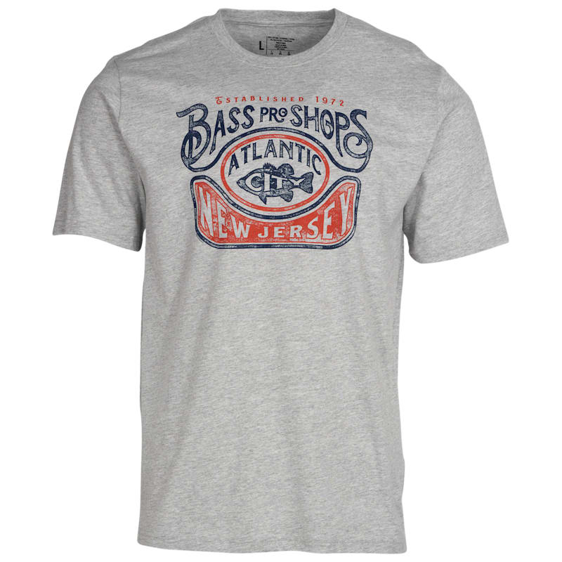 Bass Pro Shops Atlantic City Railing Short-Sleeve T-Shirt for Men
