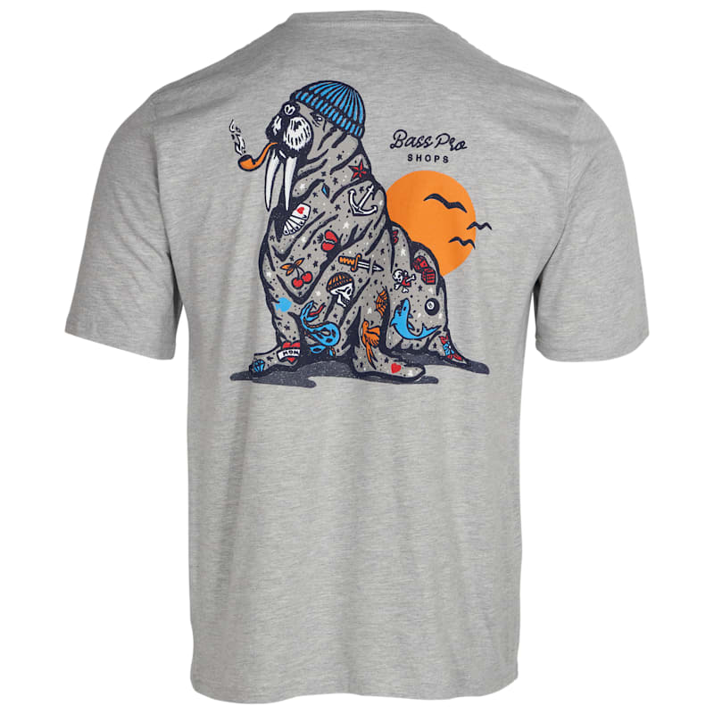 Bass Pro Shops Tattoo Walrus Short-Sleeve T-Shirt for Men