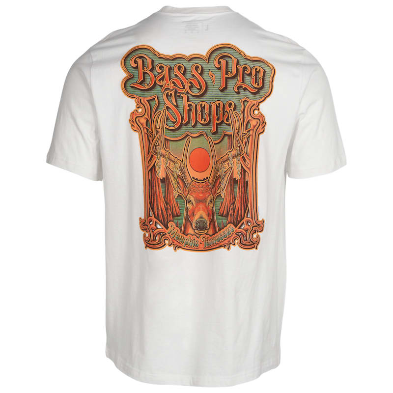 Bass Pro Shops Memphis Cypress Deer Short-Sleeve T-Shirt for Men