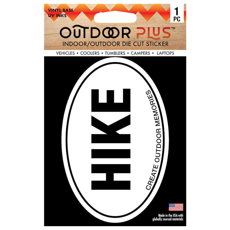 Outdoor-Plus Hike Sticker
