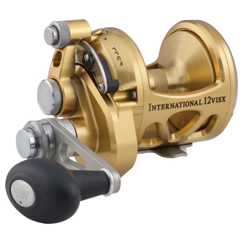 PENN International VISX Gold Two-Speed Lever Drag Reel