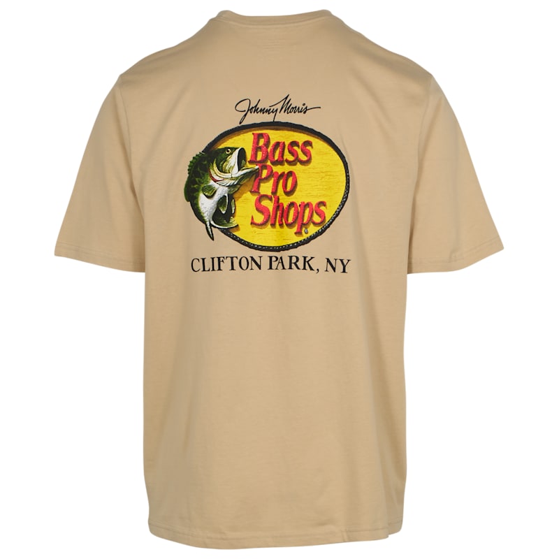 Bass Pro Shops Clifton Park Woodcut Logo Short-Sleeve T-Shirt for Men