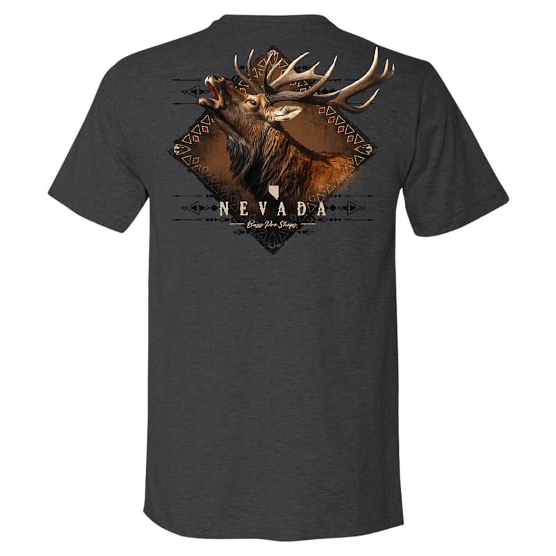 Bass Pro Shops Elk Portrait Short-Sleeve T-Shirt for Men