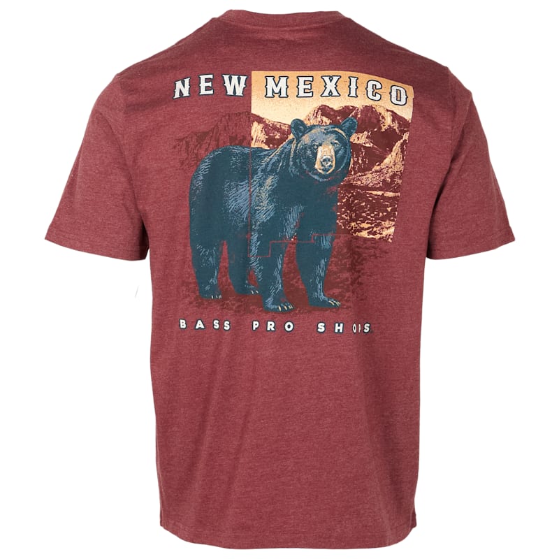 Bass Pro Shops New Mexico Black Bear Short-Sleeve T-Shirt for Men