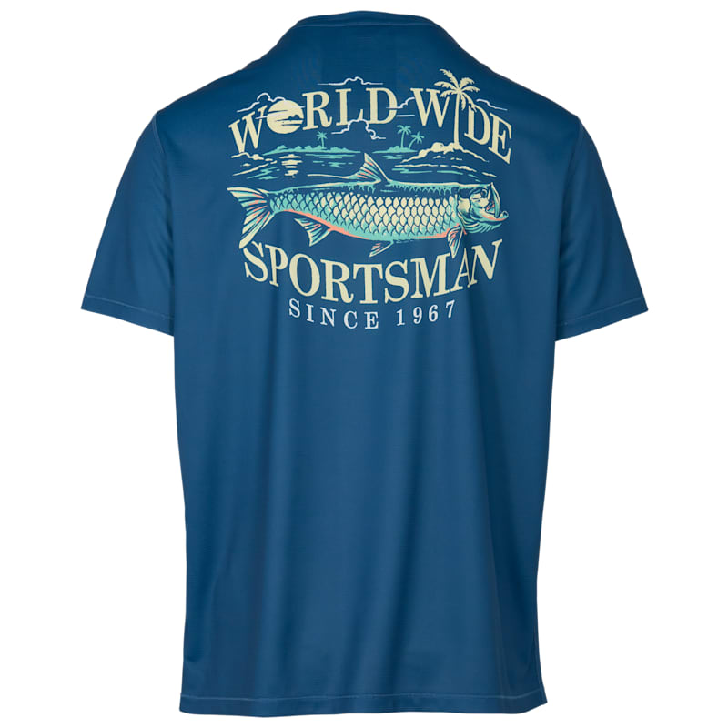 World Wide Sportsman 3D Cool Since 1967 Graphic Short-Sleeve Shirt