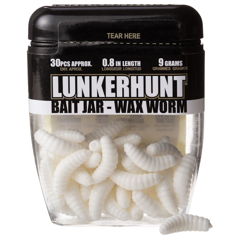 Lunkerhunt Bait Jar Wax Worm
