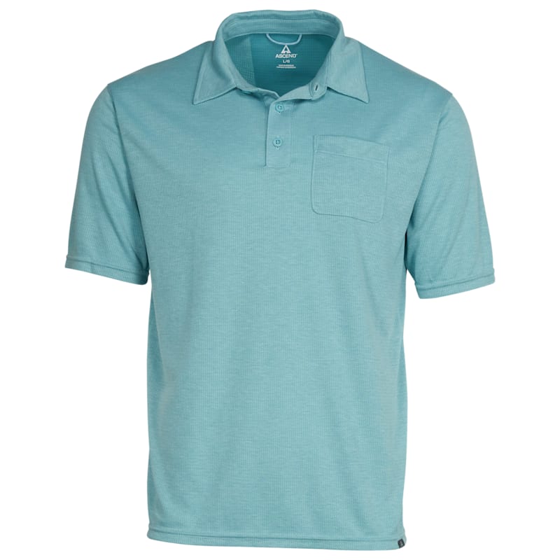 Ascend Knit Short-Sleeve Polo