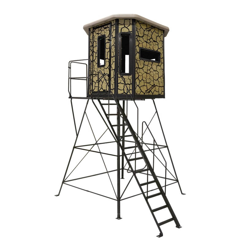 Muddy Bull Steel Box Hunting Blind with Premium 10' Tower Base