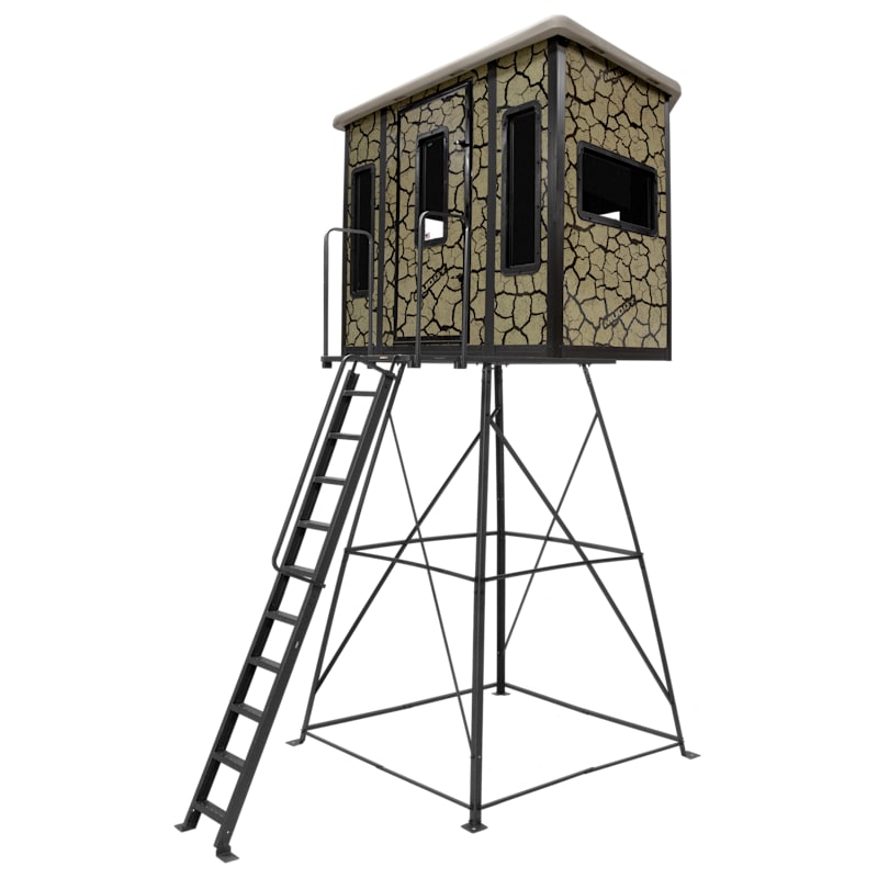 Muddy Penthouse Steel Box Hunting Blind with Elite 10' Tower