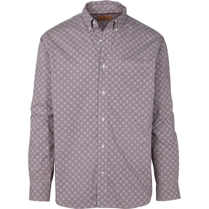 RedHead Ranch Rifle Falls Wrinkle-Free Button-Down Long-Sleeve Shirt