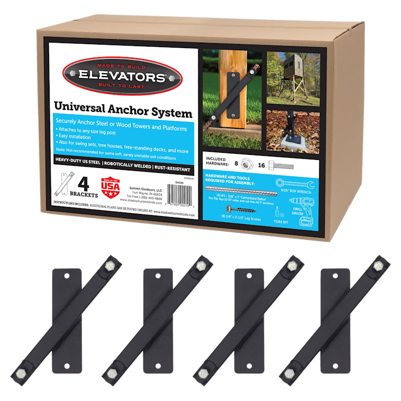 Elevators Universal Hunting Blind Tower Anchor System