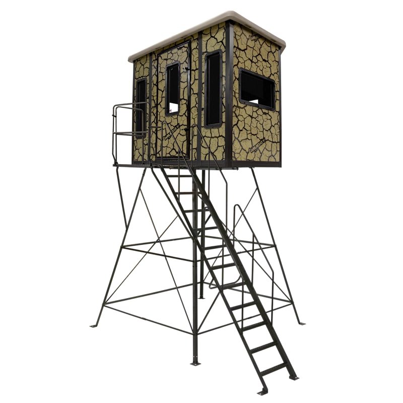 Muddy The Penthouse Steel Box Hunting Blind with Premium 10' Tower Base