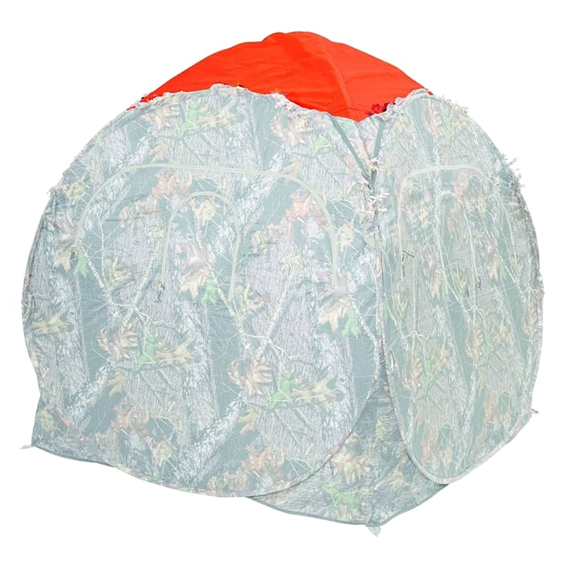 Ameristep Blaze Orange Spring Steel Cap for Hunting Ground Blinds