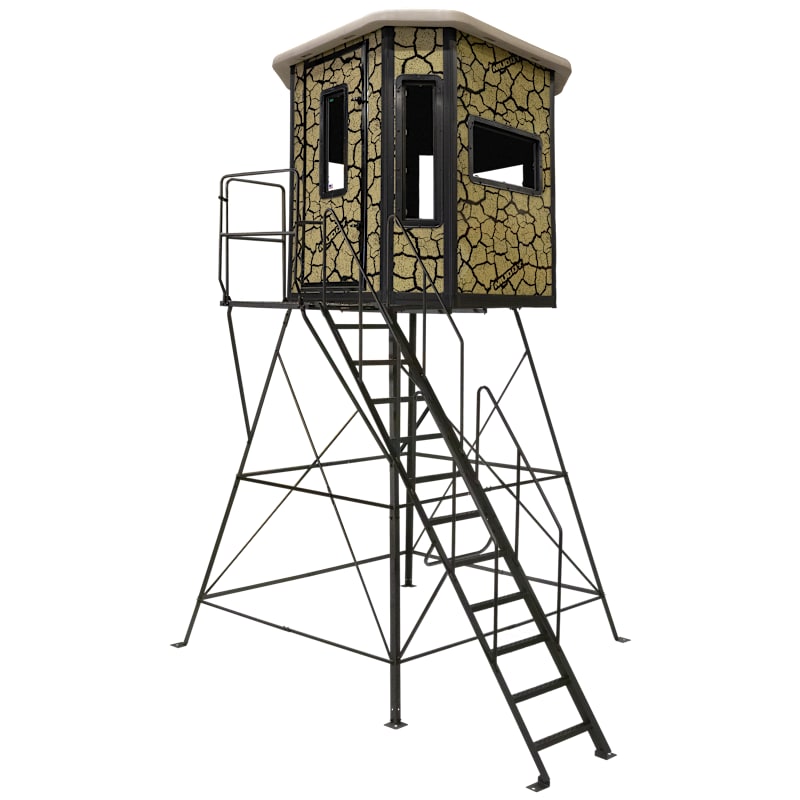 Muddy Bull XL Steel Box Hunting Blind with Premium 10' Tower Base