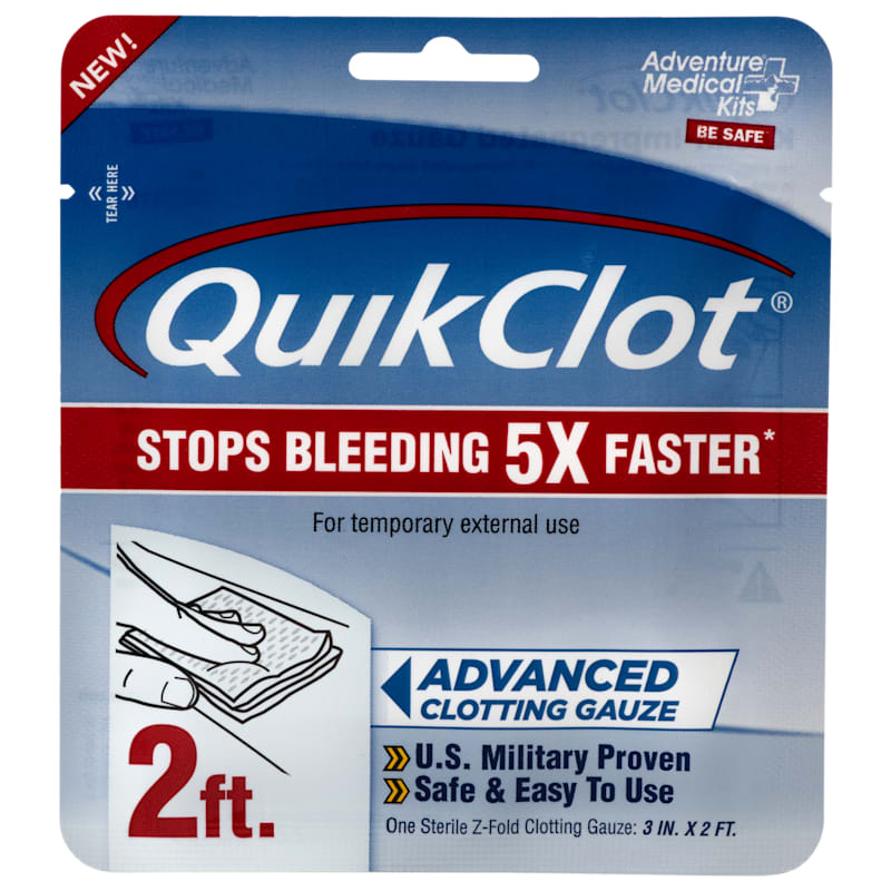 Advanced Medical Kits QuikClot Clotting Gauze