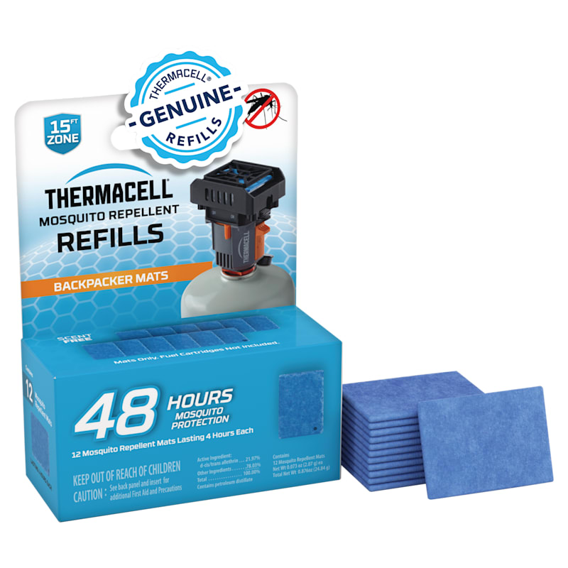 Thermacell 48-Hour Backpacker Mosquito Repeller Replacement Mats
