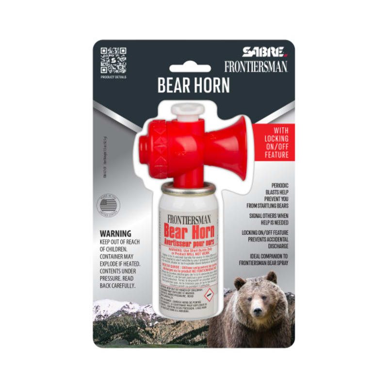 Frontiersman Bear Horn with Locking On/Off Top