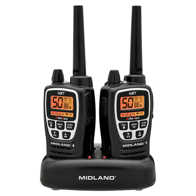 Midland GXT3000 GMRS Walkie Talkie 2-Pack