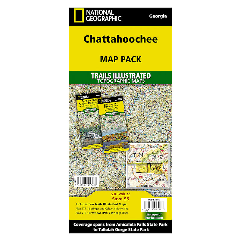 National Geographic National Forests Illustrated Trails Topographic Map Bundle