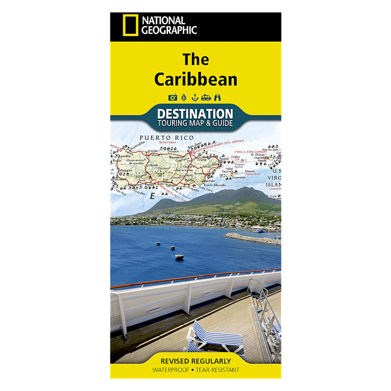National Geographic Destination Touring Map & Guide Series The Caribbean