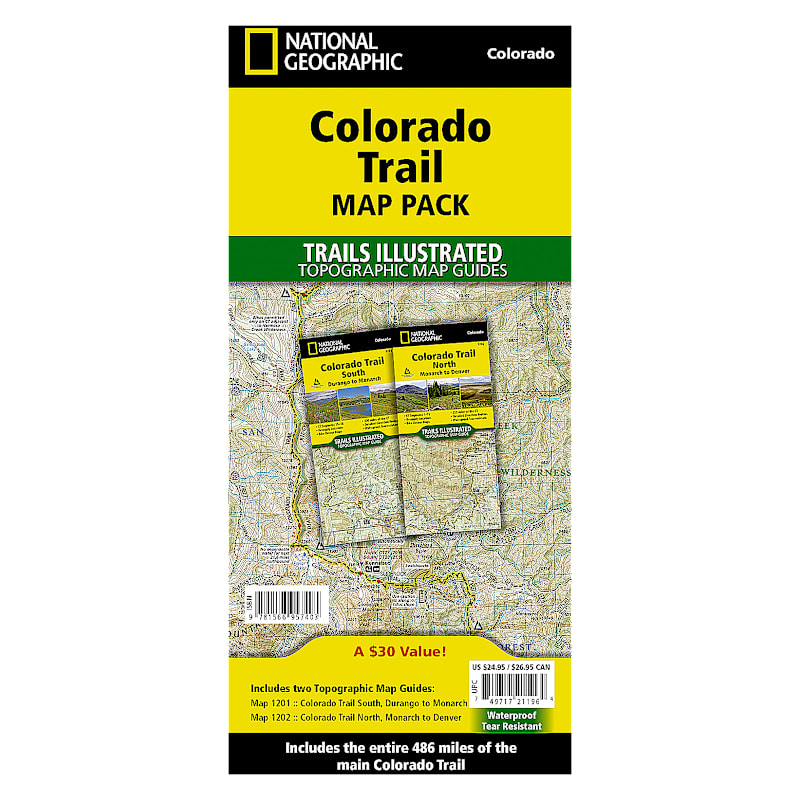 National Geographic Trails Illustrated Topographic Map Guide Series Map Bundle