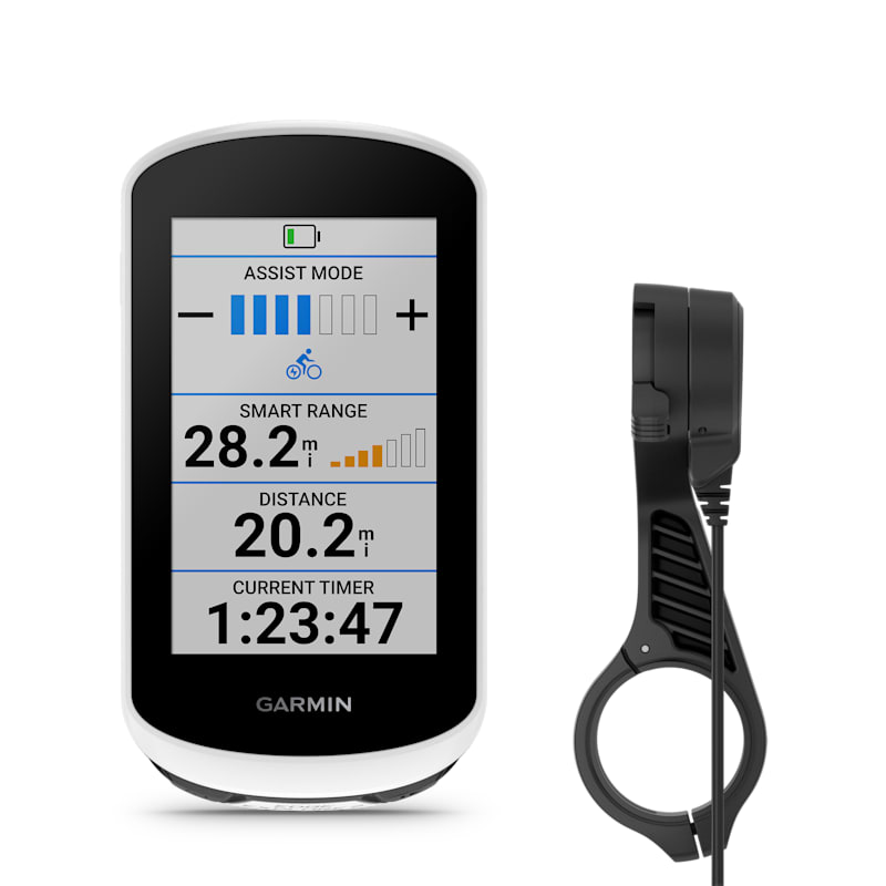 Garmin Edge Explore 2 Touchscreen GPS Bike Computer Power Mount Bundle