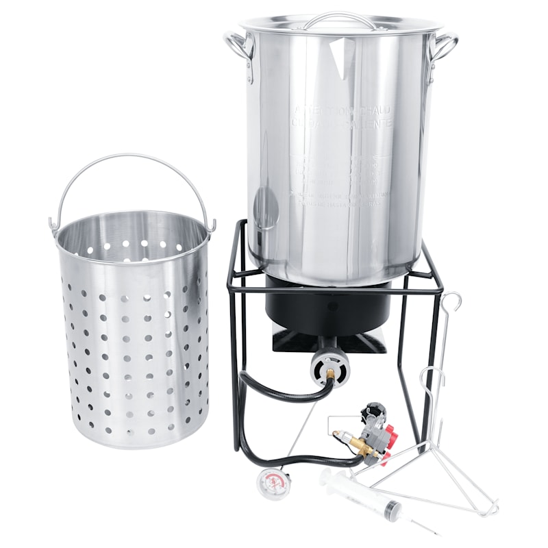 Bass Pro Shops Stainless Steel Outdoor Turkey Fryer