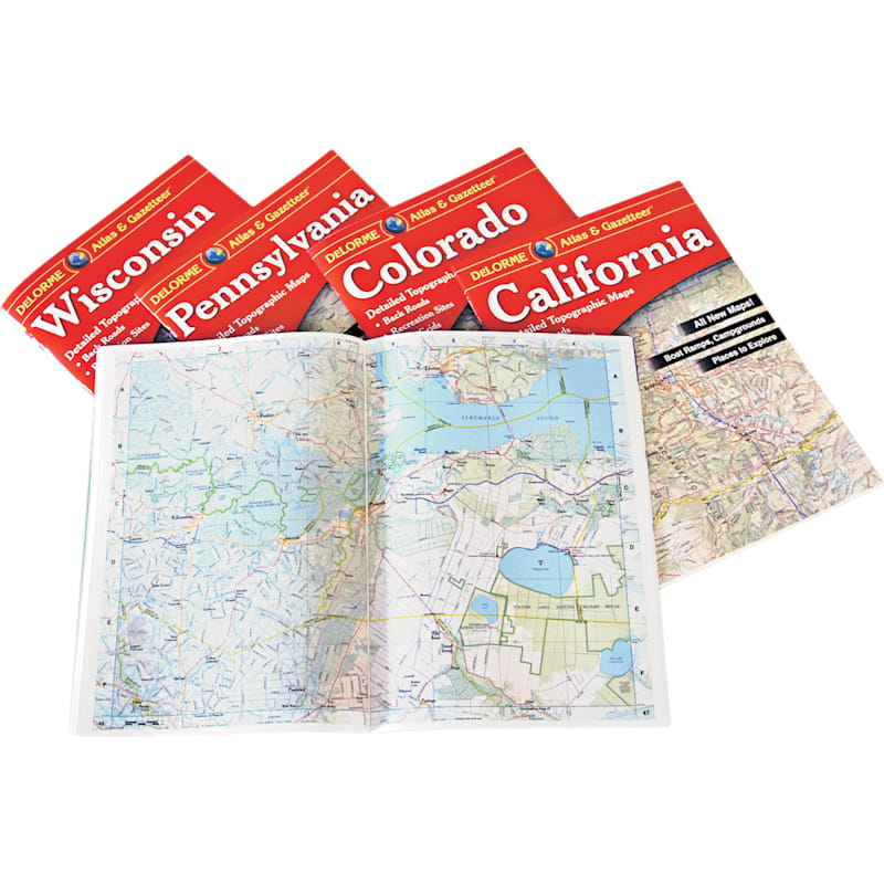 DeLorme State Topographic Atlas and Gazetteer