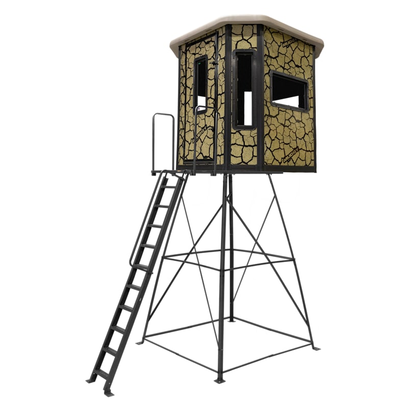 Muddy Bull XL Steel Box Hunting Blind with Elite 10' Tower