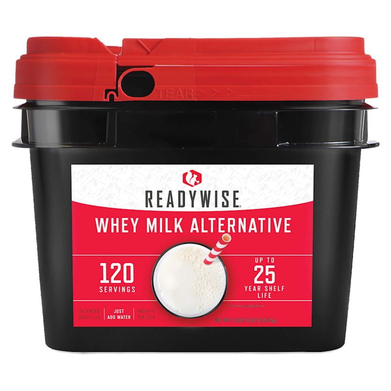 ReadyWise 120-Serving Emergency Whey Milk-Alternative Bucket