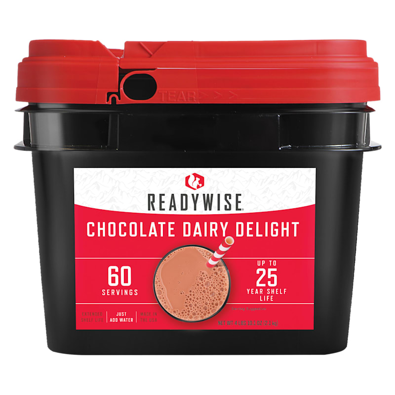 ReadyWise 60-Serving Whey Chocolate-Milk Bucket