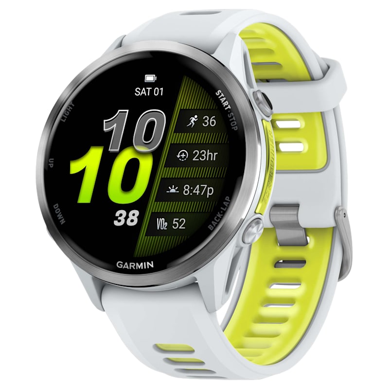 Garmin Forerunner 970 Titanium with Whitestone Case Running GPS Smartwatch