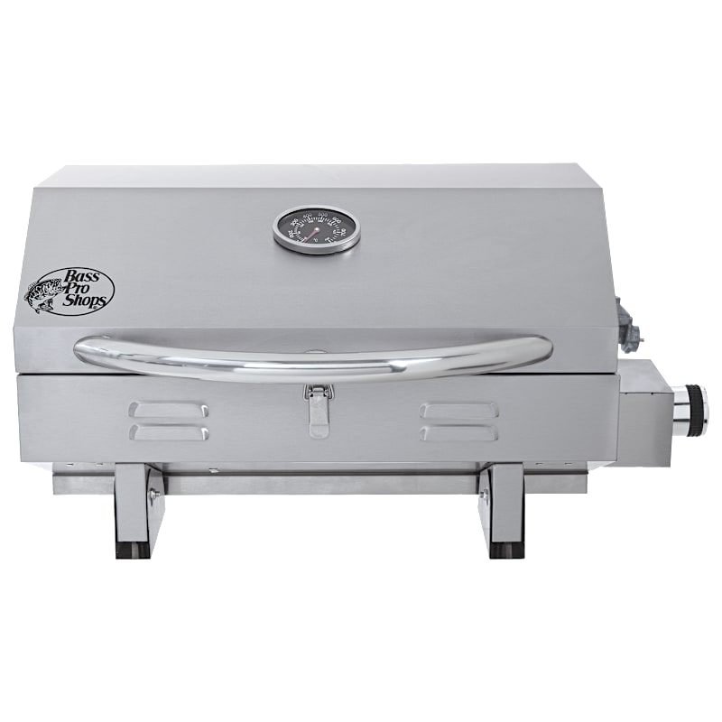 Bass Pro Shops Stainless Steel Rail-Mount Propane Grill