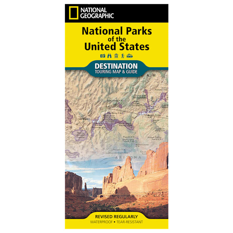 National Geographic Destination Touring Map & Guide Series National Parks of the United States