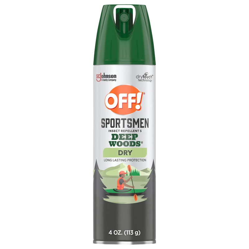 OFF! Deep Woods Sportsmen 5 Dry Insect-Repellent Aerosol Spray