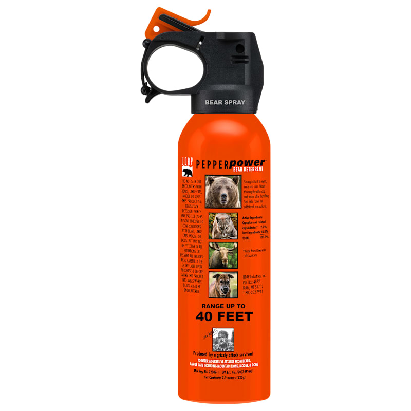 UDAP Pepper Power Premium Bear Spray