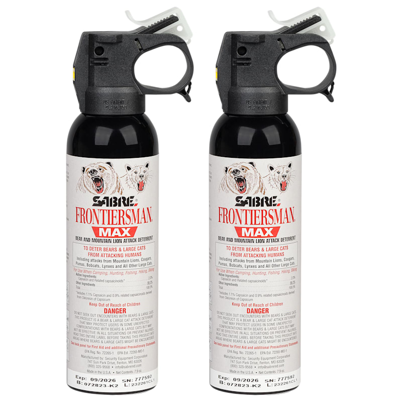 SABRE Frontiersman MAX Bear Spray 2-Pack