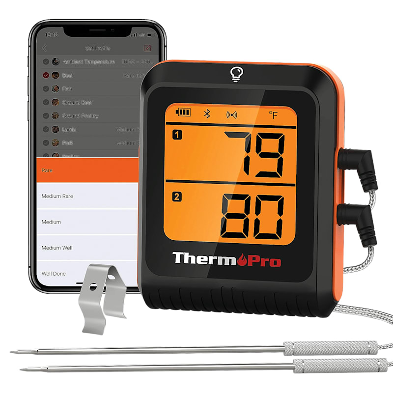 ThermoPro Bluetooth Dual Probe Digital Meat Thermometer