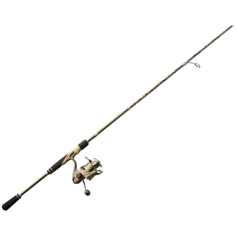 Bass Pro Shops Prodigy Spinning Combo in Green Fish Camo