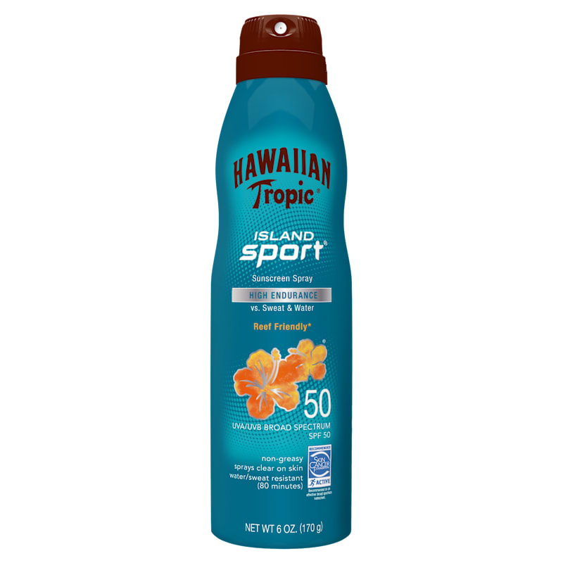 Hawaiian Tropic Island Sport Continuous Spray SPF 50 Sunscreen