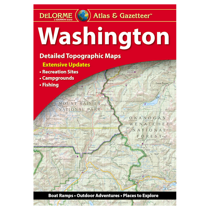 DeLorme Atlas & Gazetteer Detailed Topographic Maps Book