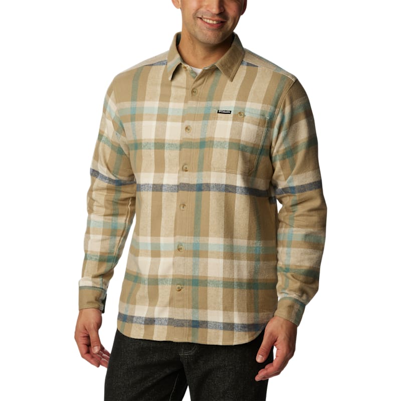 Columbia Pitchstone Heavyweight Long-Sleeve Flannel Shirt for Men