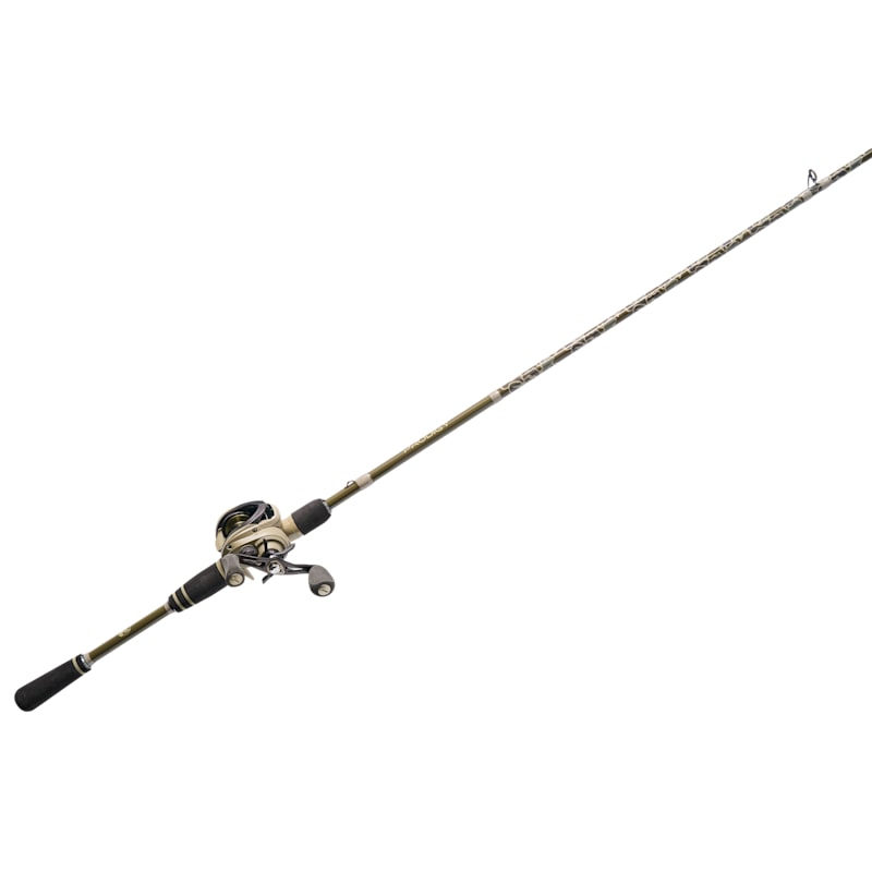 Bass Pro Shops Prodigy Baitcast Combo in Green Fish Camo