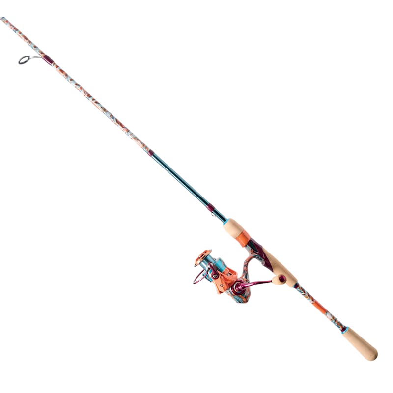 Bass Pro Shops Prodigy Spinning Combo in Floral