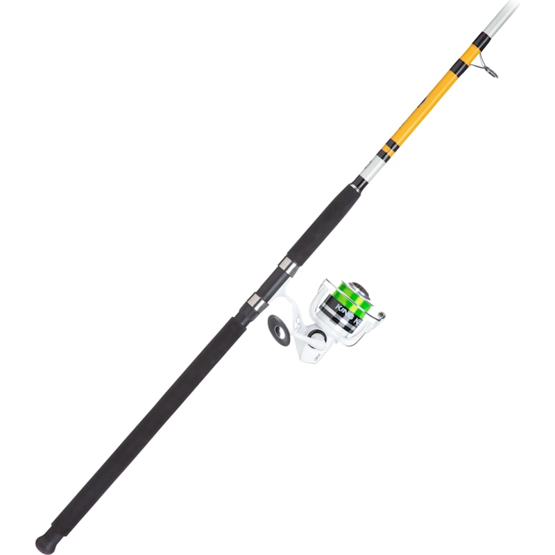 Bass Pro Shops King Kat Rod and Reel Spinning Combo