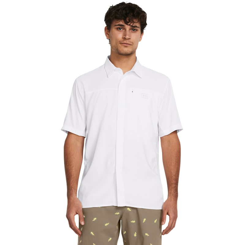 Under Armour Fish Pro Hybrid Woven Short-Sleeve Snap-Down Shirt